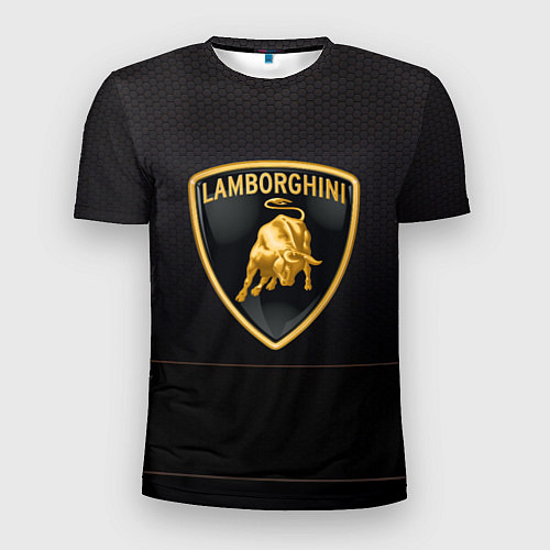 Мужская спорт-футболка Lamborghini / 3D-принт – фото 1