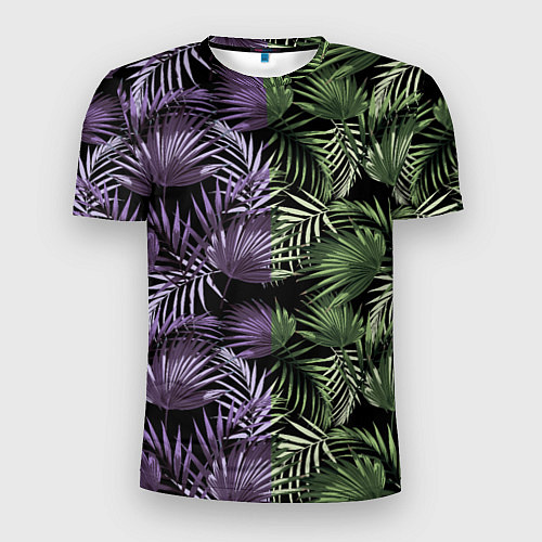 Мужская спорт-футболка Пальмы / 3D-принт – фото 1
