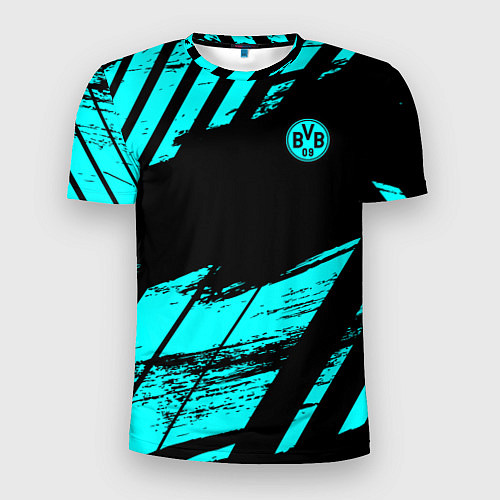 Мужская спорт-футболка FC Borussia / 3D-принт – фото 1