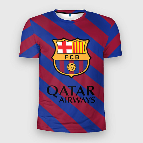 Мужская спорт-футболка Barcelona / 3D-принт – фото 1
