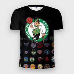 Футболка спортивная мужская Boston Celtics 1, цвет: 3D-принт