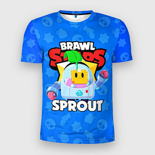 Мужская спорт-футболка BRAWL STARS SPROUT / 3D-принт – фото 1