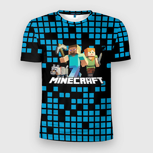 Мужская спорт-футболка Minecraft / 3D-принт – фото 1