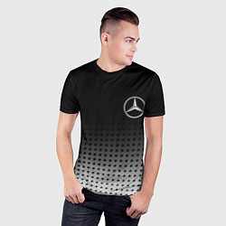 Футболка спортивная мужская Mercedes-Benz, цвет: 3D-принт — фото 2