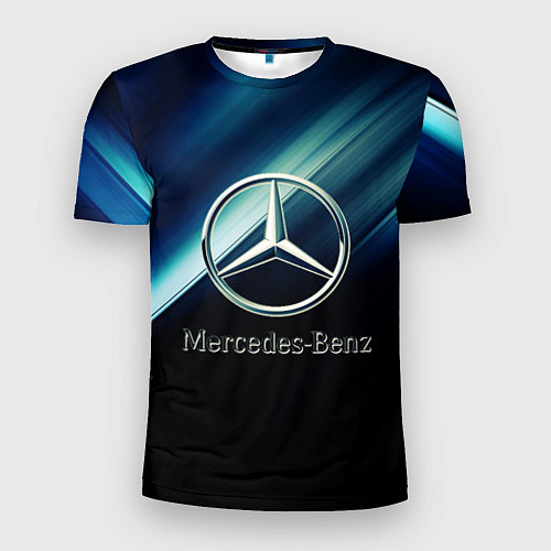 Мужская спорт-футболка Mercedes / 3D-принт – фото 1