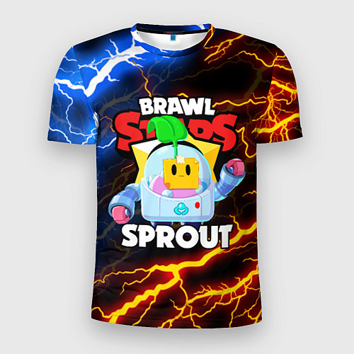 Мужская спорт-футболка BRAWL STARS SPROUT / 3D-принт – фото 1