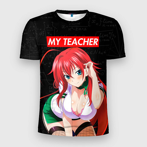 Мужская спорт-футболка SENPAI MY TEACHER / 3D-принт – фото 1