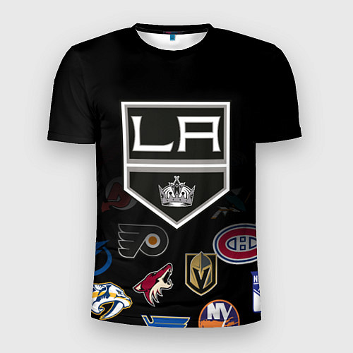 Мужская спорт-футболка NHL Los Angeles Kings / 3D-принт – фото 1