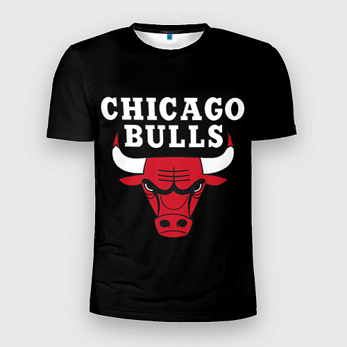 Мужская спорт-футболка CHICAGO BULLS / 3D-принт – фото 1