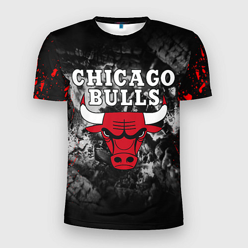 Мужская спорт-футболка CHICAGO BULLS / 3D-принт – фото 1