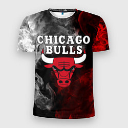 Футболка спортивная мужская CHICAGO BULLS, цвет: 3D-принт