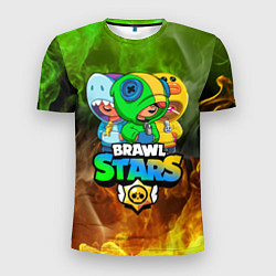 Мужская спорт-футболка BRAWL STARS LEON TRIO
