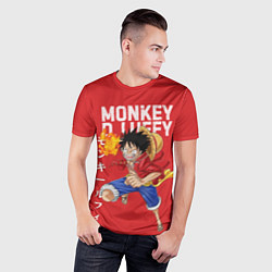 Футболка спортивная мужская Monkey D Luffy, цвет: 3D-принт — фото 2