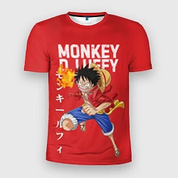 Мужская спорт-футболка Monkey D Luffy