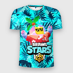 Футболка спортивная мужская BRAWL STARS TROPICAL SPROUT, цвет: 3D-принт