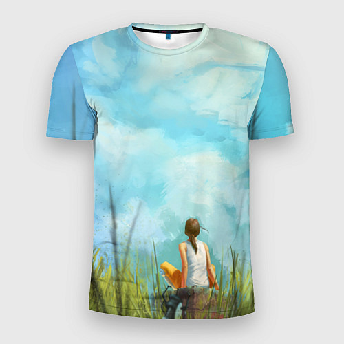 Мужская спорт-футболка Cloud ART / 3D-принт – фото 1