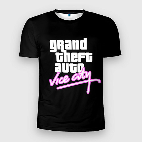 Мужская спорт-футболка GTA VICE CITY / 3D-принт – фото 1