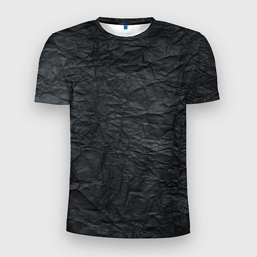 Мужская спорт-футболка Черная Бумага / 3D-принт – фото 1