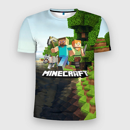 Мужская спорт-футболка Minecraft / 3D-принт – фото 1