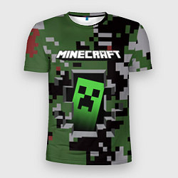Мужская спорт-футболка Minecraft