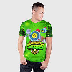 Футболка спортивная мужская BRAWL STARS NANI, цвет: 3D-принт — фото 2
