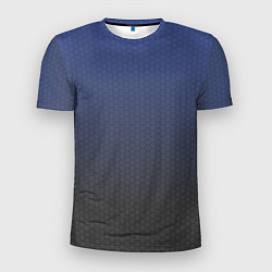Футболка спортивная мужская Серый октагон, цвет: 3D-принт