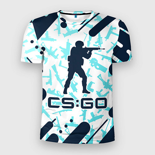 Мужская спорт-футболка CS GO КС ГО / 3D-принт – фото 1