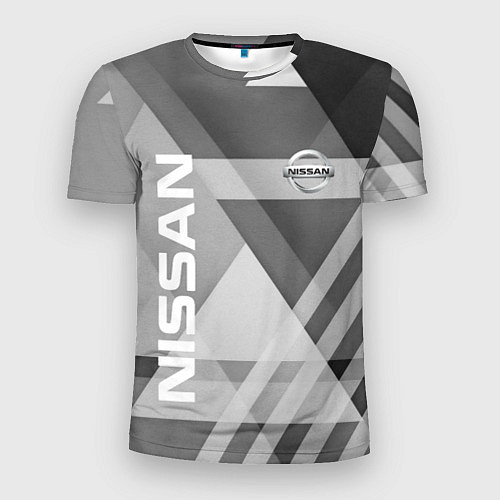 Мужская спорт-футболка NISSAN / 3D-принт – фото 1