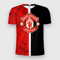 Мужская спорт-футболка Манчестер Юнайтед 3D