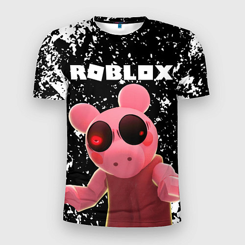 Мужская спорт-футболка Roblox Piggy / 3D-принт – фото 1