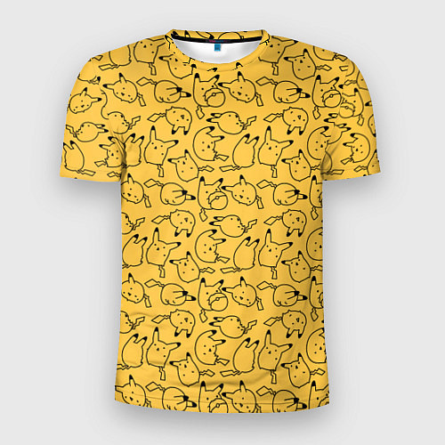 Мужская спорт-футболка Покемон Пикачу / 3D-принт – фото 1