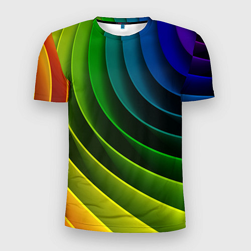 Мужская спорт-футболка Color 2058 / 3D-принт – фото 1