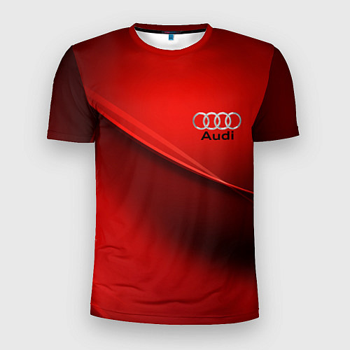 Мужская спорт-футболка AUDI / 3D-принт – фото 1