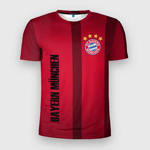 Мужская спорт-футболка BAYERN MUNCHEN / 3D-принт – фото 1