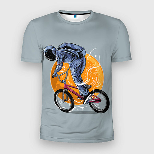 Мужская спорт-футболка Космический велосипедист Z / 3D-принт – фото 1