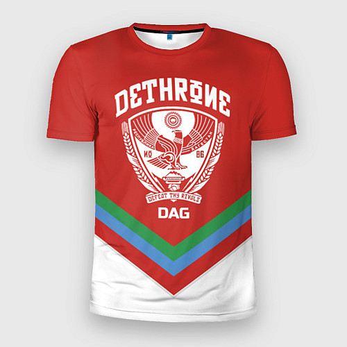 Мужская спорт-футболка Дагестан / 3D-принт – фото 1