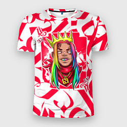 Футболка спортивная мужская 6ix9ine Tekashi, цвет: 3D-принт