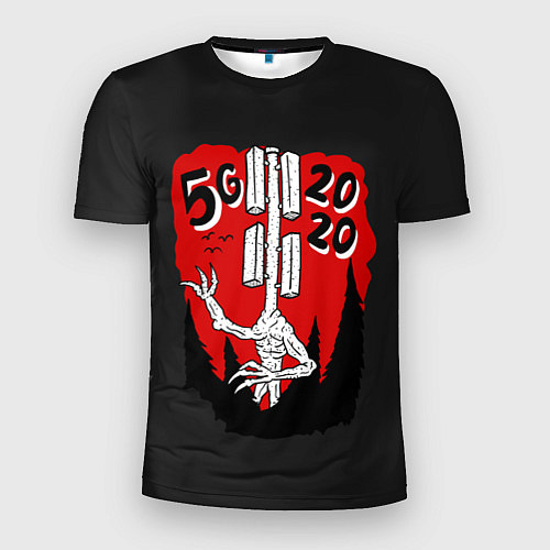 Мужская спорт-футболка Сиреноголовый / 3D-принт – фото 1