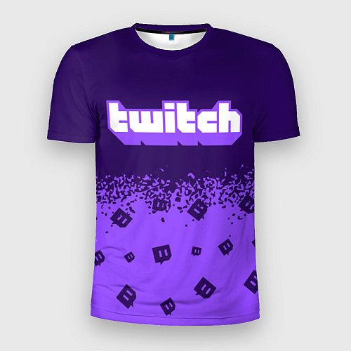 Мужская спорт-футболка TWITCH ТВИЧ / 3D-принт – фото 1