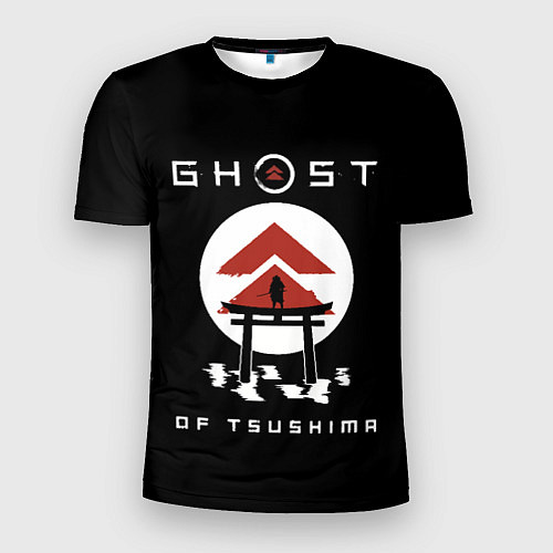 Мужская спорт-футболка Ghost of Tsushima / 3D-принт – фото 1