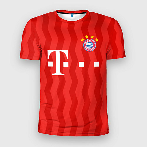 Мужская спорт-футболка FC Bayern Munchen униформа / 3D-принт – фото 1