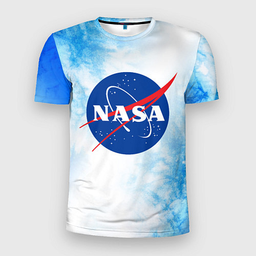 Мужская спорт-футболка NASA НАСА / 3D-принт – фото 1