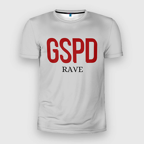 Мужская спорт-футболка GSPD rave / 3D-принт – фото 1