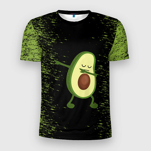 Мужская спорт-футболка Авокадо / 3D-принт – фото 1