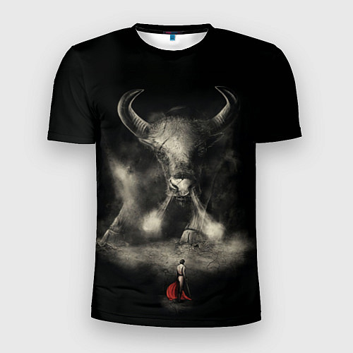 Мужская спорт-футболка Бык 2021 / 3D-принт – фото 1