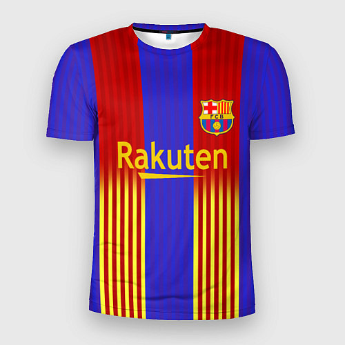 Мужская спорт-футболка Barcelona 2020-2021 г / 3D-принт – фото 1