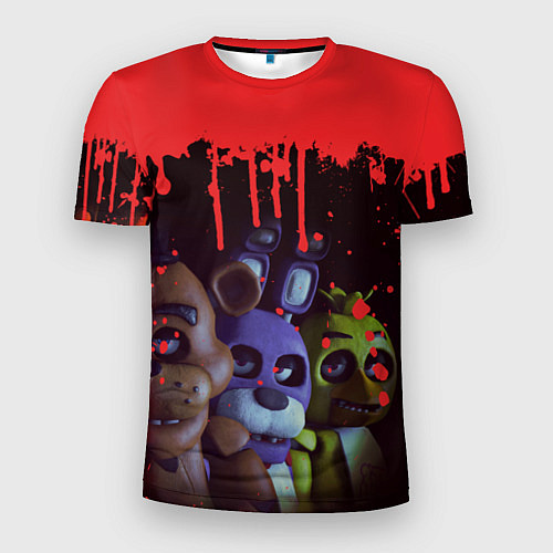 Мужская спорт-футболка Five Nights At Freddys / 3D-принт – фото 1