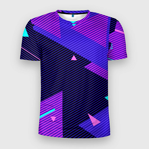 Мужская спорт-футболка ГЕОМЕТРИЯ / 3D-принт – фото 1