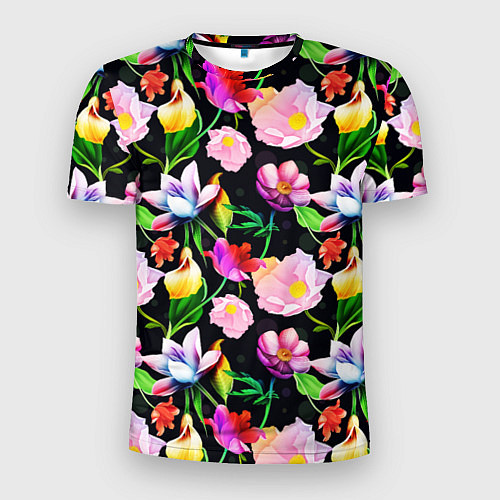 Мужская спорт-футболка Разноцветие / 3D-принт – фото 1