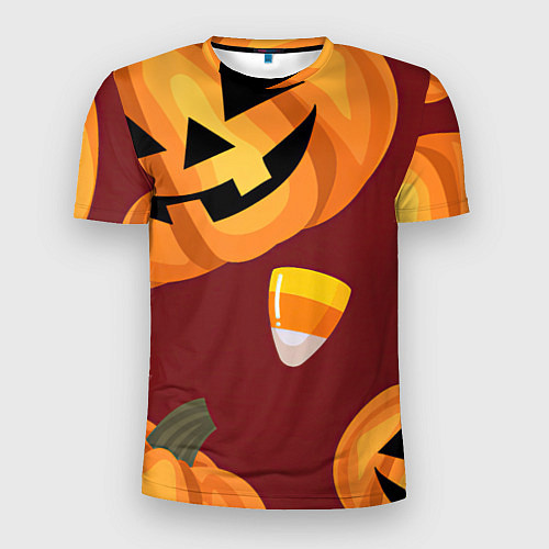 Мужская спорт-футболка Сладкие хэллоуин / 3D-принт – фото 1